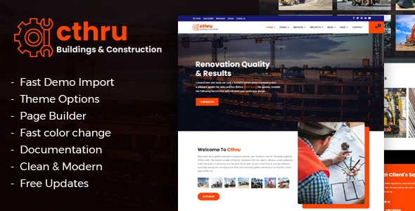 Cthru - Joomla 5 Construction and Building Template