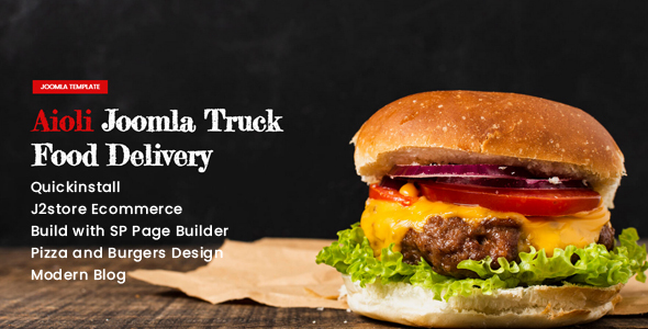Aioli - Fast Food Delivery Joomla Template