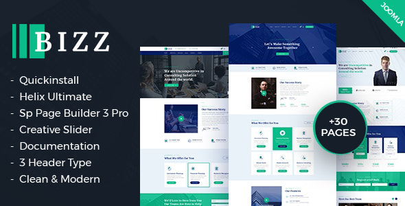 Bizz - Joomla 5 Business Consulting and Professional Template
