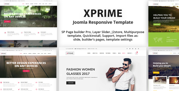 XPRIME - Joomla 5 Creative & Business Services Template