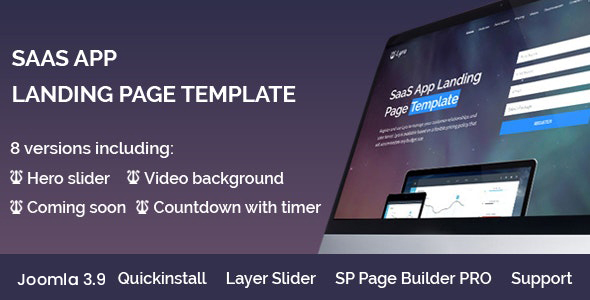 Lyra - Joomla 5 SaaS App Landing Page Template