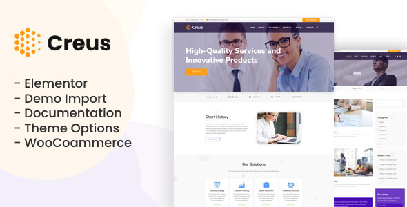 Creus - Business & Consulting WordPress Theme